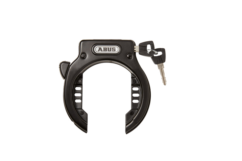 RadCity Wheel Lock by ABUS shown with two keys