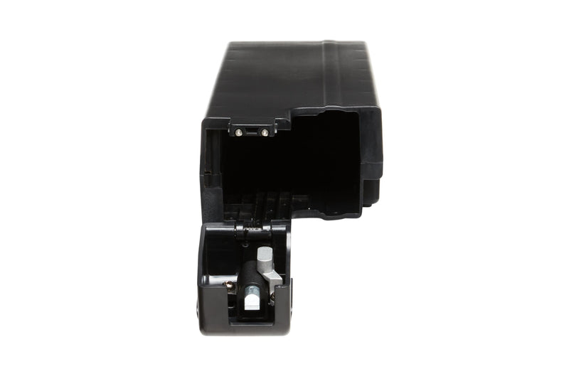 Body of a range extender without a battery installed. 