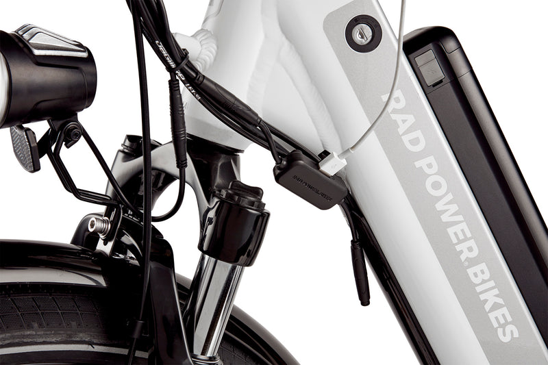 USB charger on bike