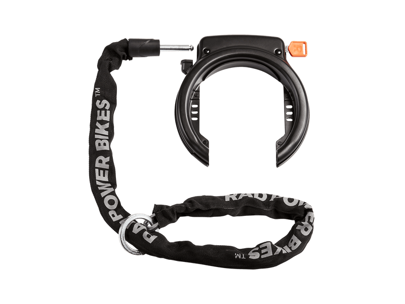 Rad Wheel Lock with security chain attached